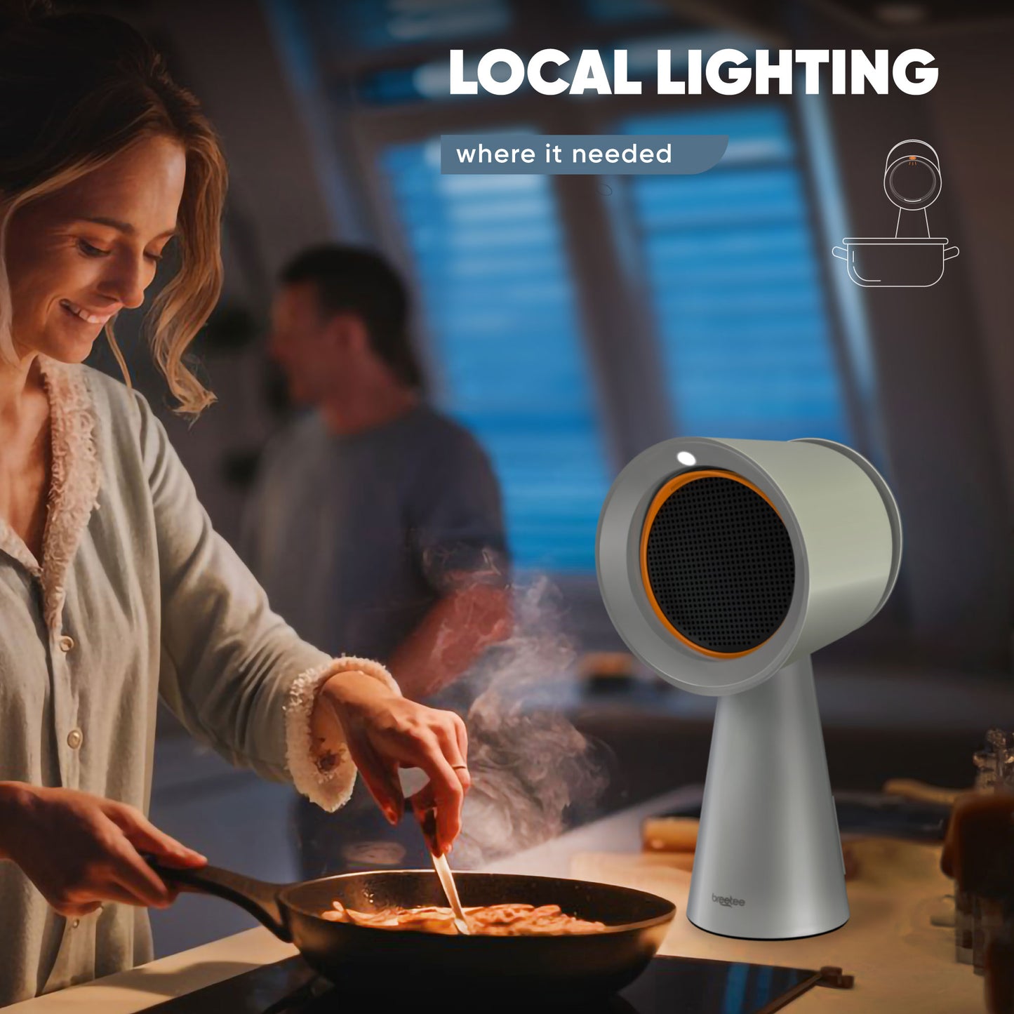 BREETEE Portable Range Hood (off-white)