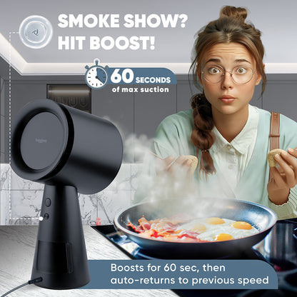 Breetee Portable Range Hood Black