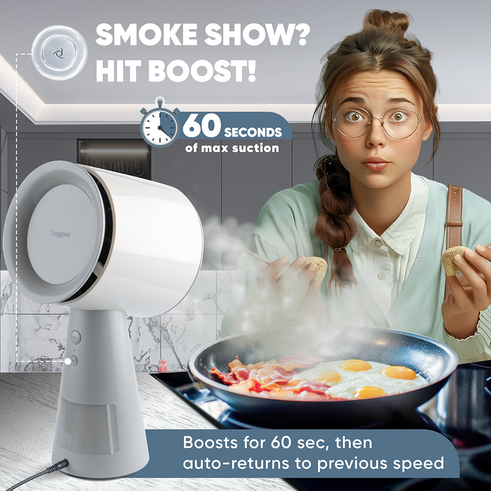 Breetee Portable Range Hood Off-white