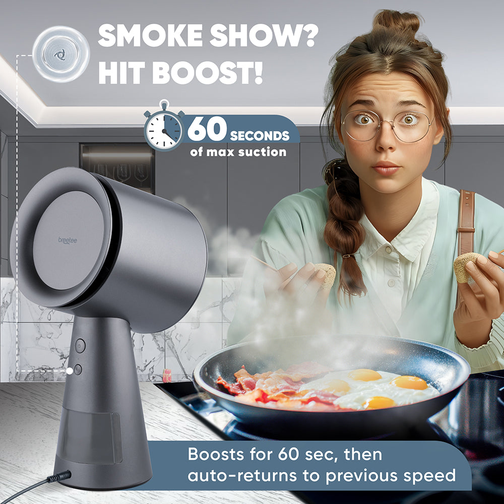 Breetee Portable Range Hood Silver