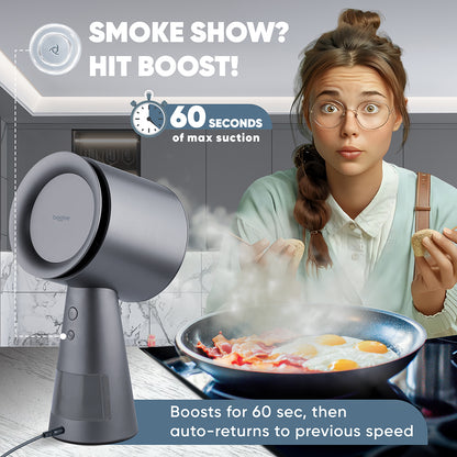 Breetee Portable Range Hood Silver