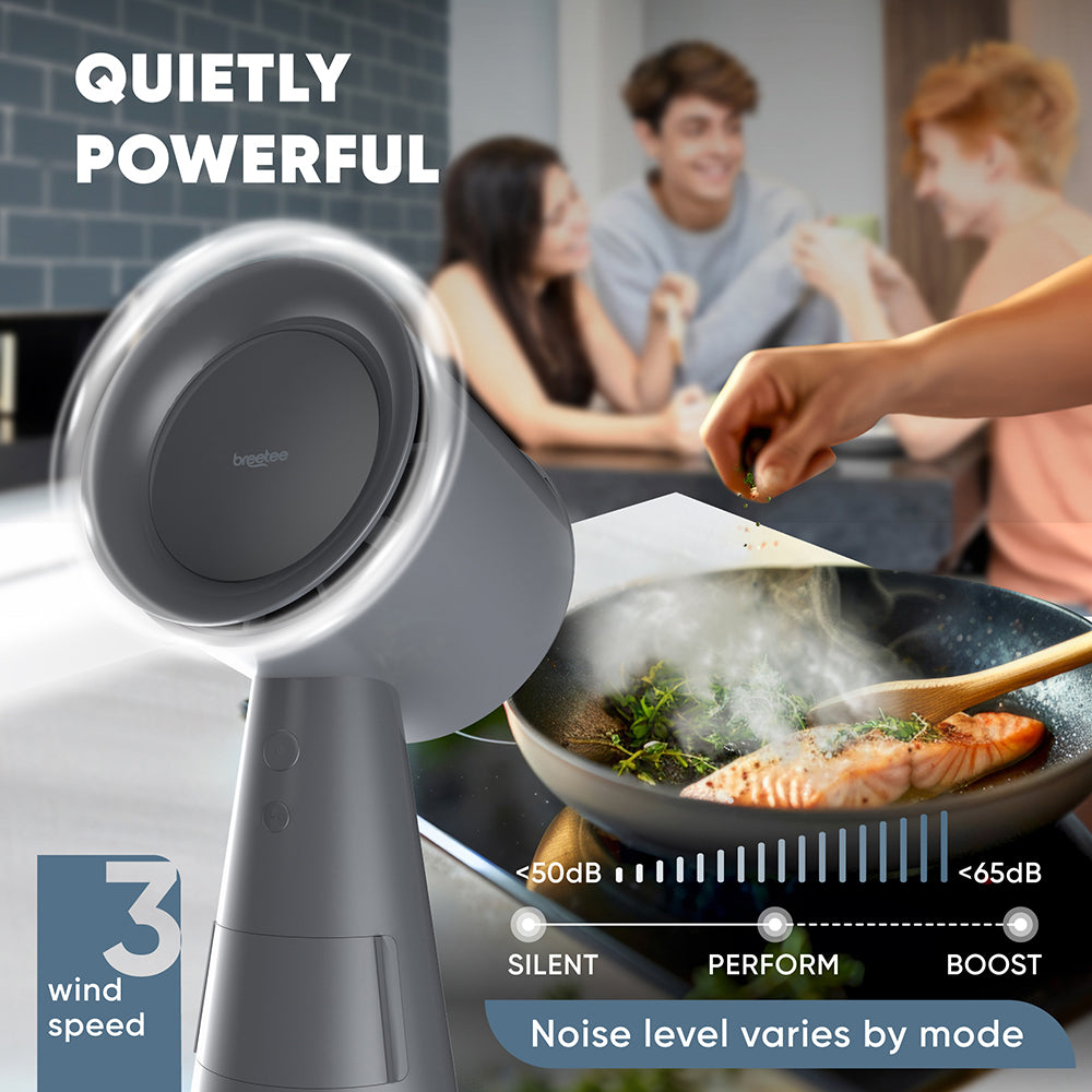 Breetee Portable Range Hood Silver